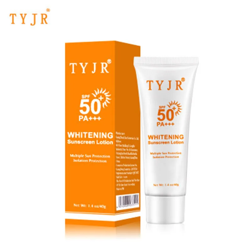 

Facial Body Sunscreen Whitening Sunblock Skin UV Protective Cream Anti-Aging Anti Oxidant Oil-control SPF 50 Sun Cream 40m