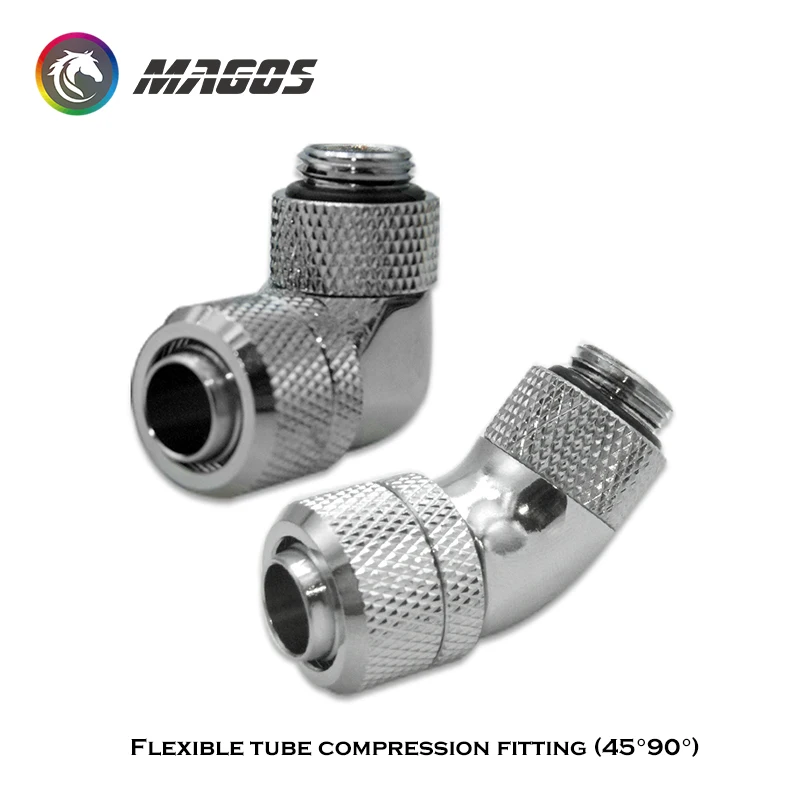 HDC под углом 90 градусов od 14 мм цельная трубка Стандартный Компрессионный фитинг