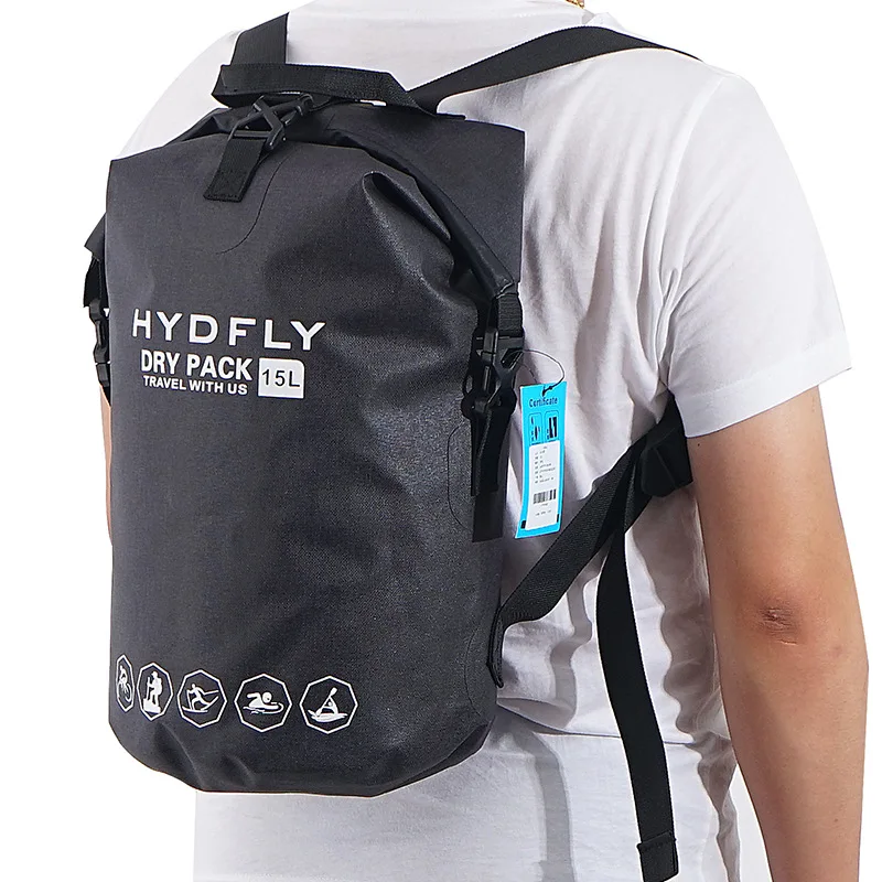 High quality 15L outdoor waterproof backpacking hiking travel water park bag river rafting swim fishing camping | Спорт и
