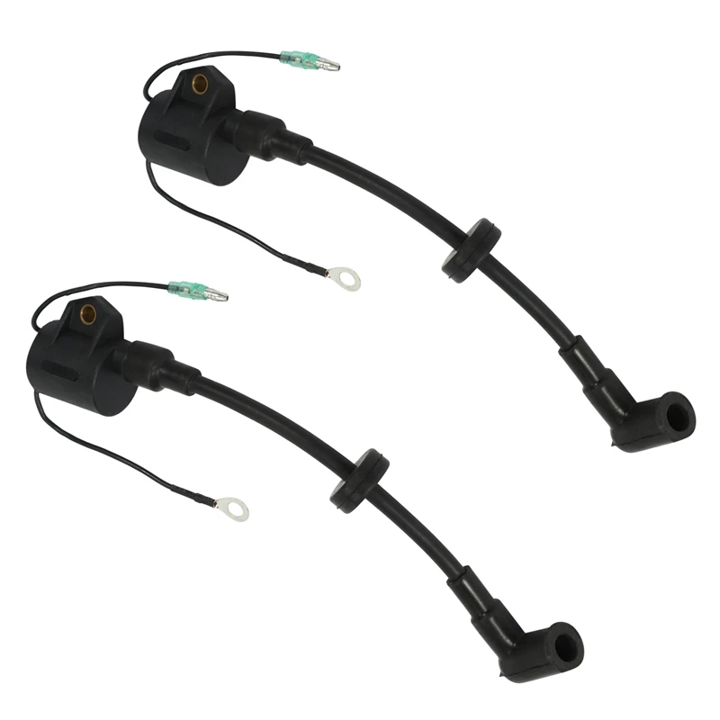 2X Катушка зажигания для Yamaha 61N-85570-00 катушка в сборе 2-тактного лодочного двигателя