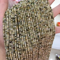 natural small abacus beads faceted scattered agates beads for necklace bracelet jewelry making diy accessories size 2x3mm
