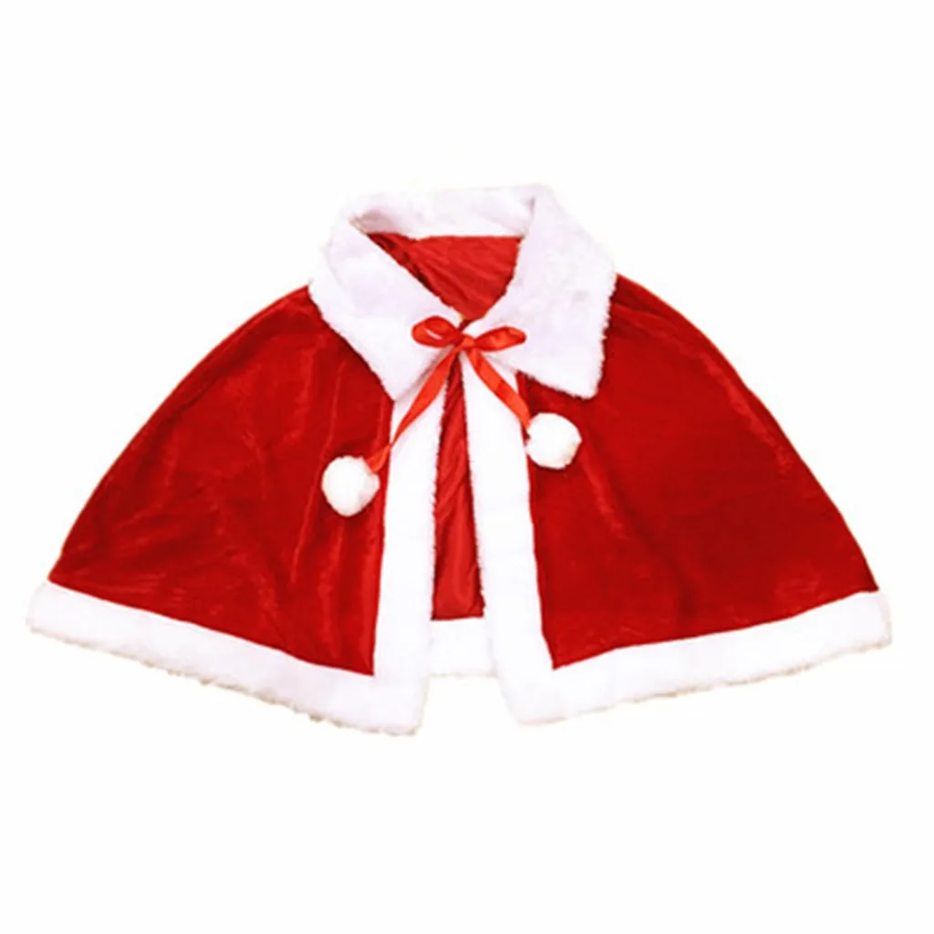

Christmas Womens Red White Colorblock Bandage Costume Cloak Cape Coat Womens Fashion Clothing 2020