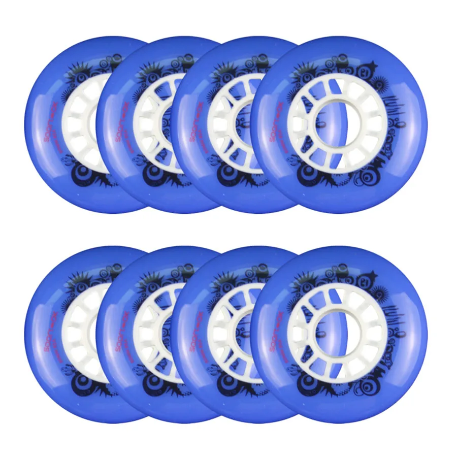 8 шт. 85A роликовые коньки колеса 80 мм с подшипниками для катания на роликах шины