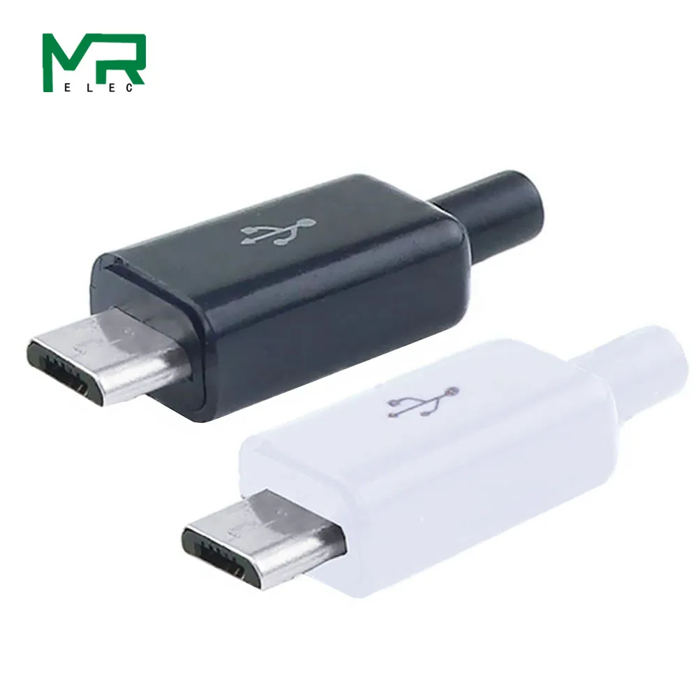 USB Мужской 5P сварочный штекер DIY аксессуары для линии передачи данных интерфейс с пластиковый чехол