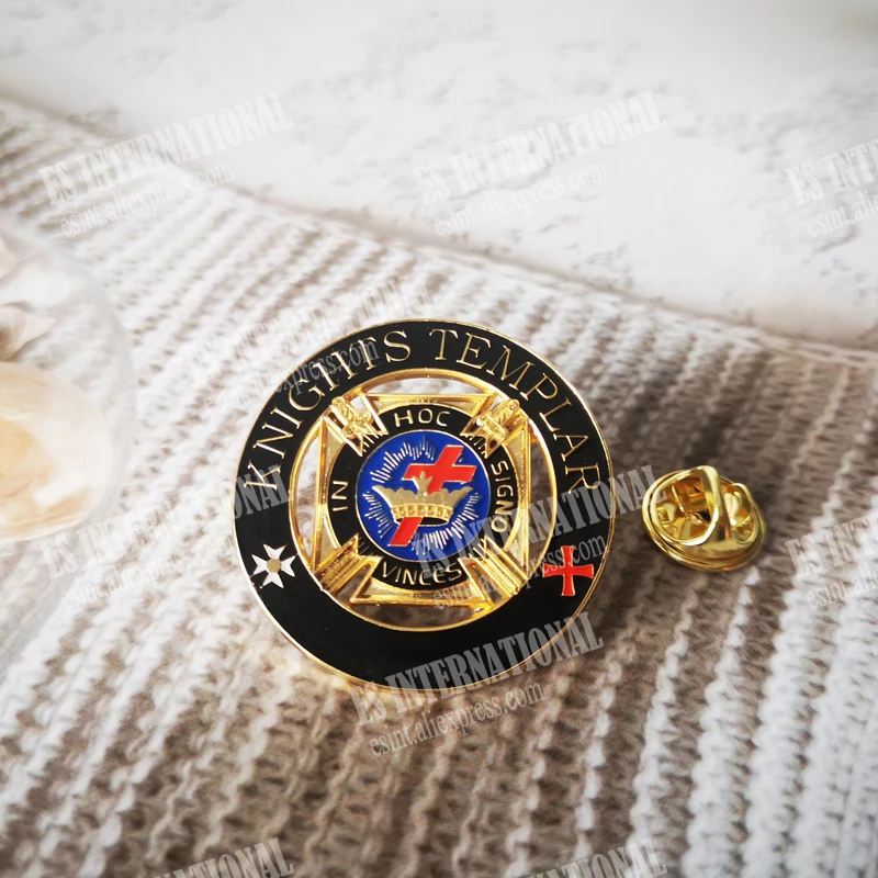 Масонские булавки для лацканов значок маскарада модель BLM27 Рыцари TEMPLAR цинковый