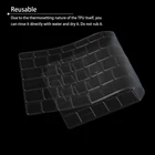 HRH ТПУ Водонепроницаемая Пыленепроницаемая Клавиатура для ноутбука Защитная пленка для MacBook новейший Air 13 