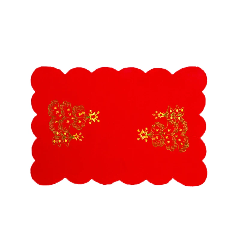 2018 Рождественская салфетка под столовые приборы Мультяшные коврик для