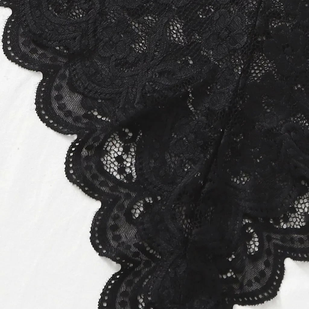 

Erotic Lingerie Femme Sexy Underwear Floral Embroidery Lace Teddy Slips V-neck Backless Sexy Langerie Babydoll Erotica Costumes