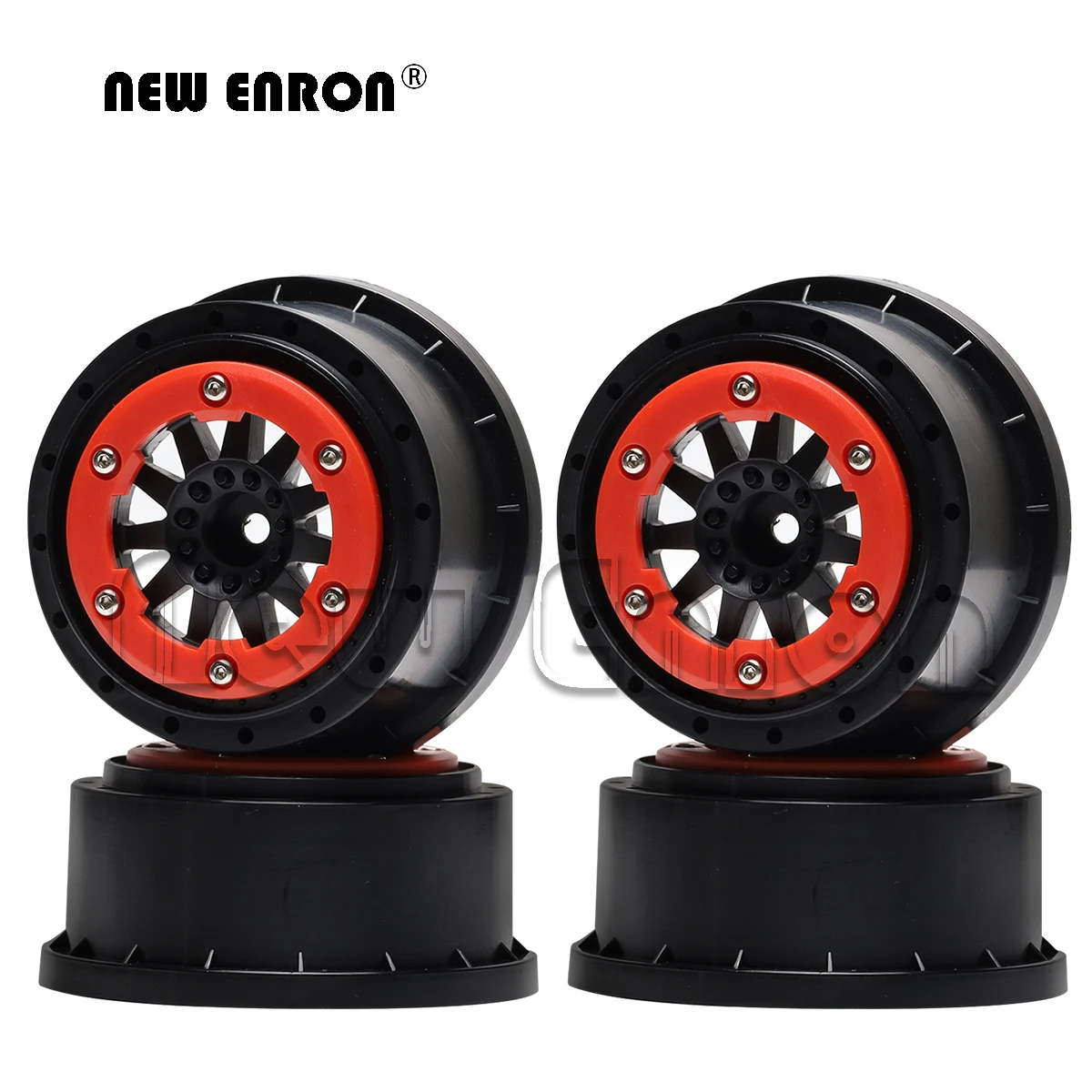 

110 мм радиоуправляемые шины 4 шт. сплав Beadlock Пластиковая Ступица обода колеса для 1/10 радиоуправляемого грузовика тележка для короткого хода ...