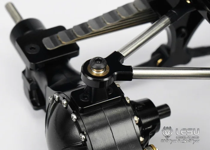 LESU X-8002-A металлическая задняя подвеска Набор для 1/14 Tmy RC грузовик оси DIY Модель TH02086
