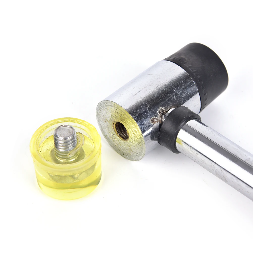 

25.5cm Plastic Head Guitar Wire Replacement Tool Rubber Hammer For Guitar Electric Guitar Bass Fret Hammer With Double