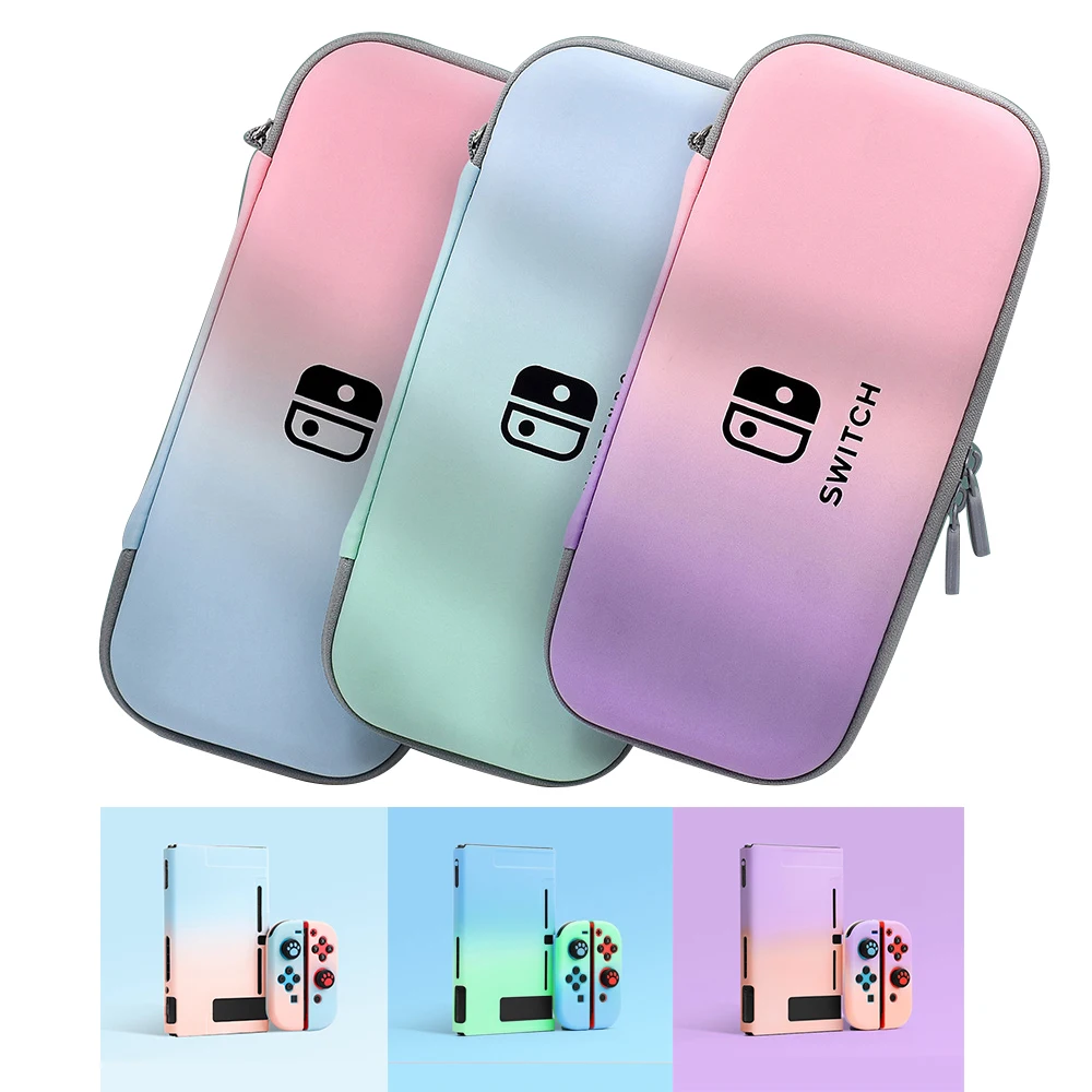 

for Nintendo switch Cute Case Nitendo Nintend Switch Hard Shell Gradient Cover Pouch for Nintendos Switch Accessories
