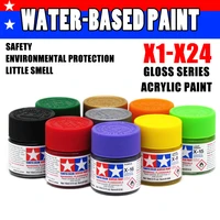 10ml gloss series water based propylene oil paint x1 x24 colors painting for assembly model acrylic paint gundam military model
