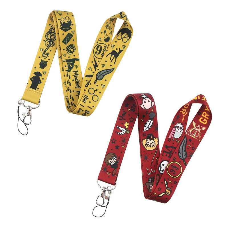 

Magic School Keychain Phone Strap Lanyard for Keys ID Card Badge Holder Keycord DIY Hanging Rope Webbing Mobile Accessories