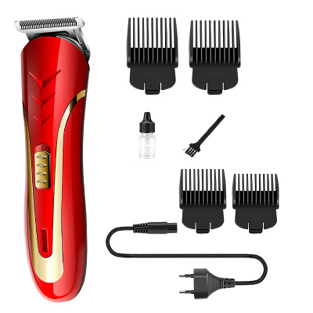 

Electric Hair Clipper Set Hair Trimmer Haircut Kit with Limits Comb Brush for Adult Children SK88