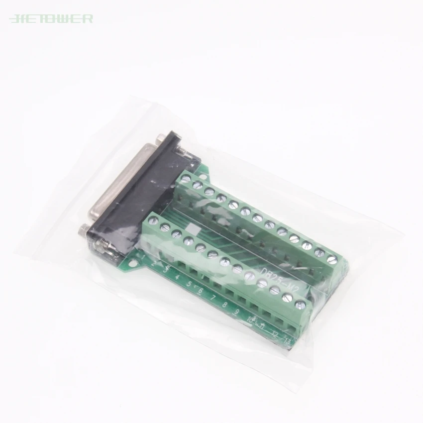 30 шт./лот Высококачественная 25 контактная плата прерывания сигналов порта DB25 Female