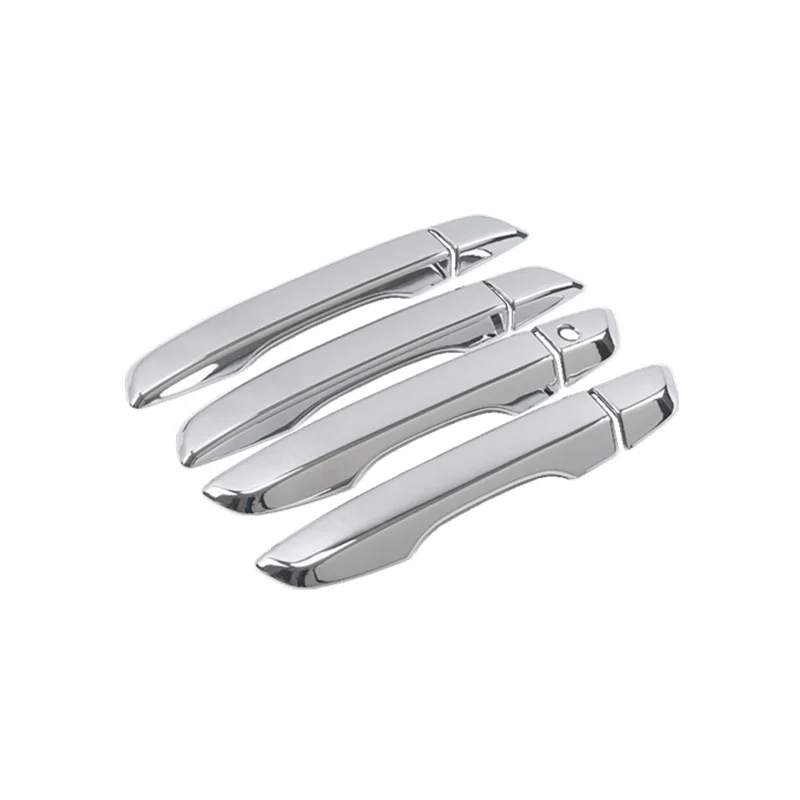 

For Honda Civic 10th 2016 2017 ABS Chrome Car door protector Handle Decoration trim Cover-car interior styling accessories 8pcs
