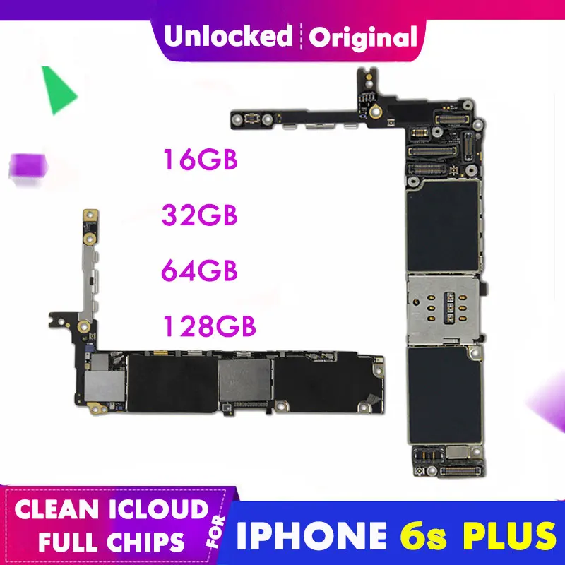 Материнская плата для IPhone 6S Plus 5 дюймов 16 ГБ 32 64 Гб 128 материнская 6sp ремонт