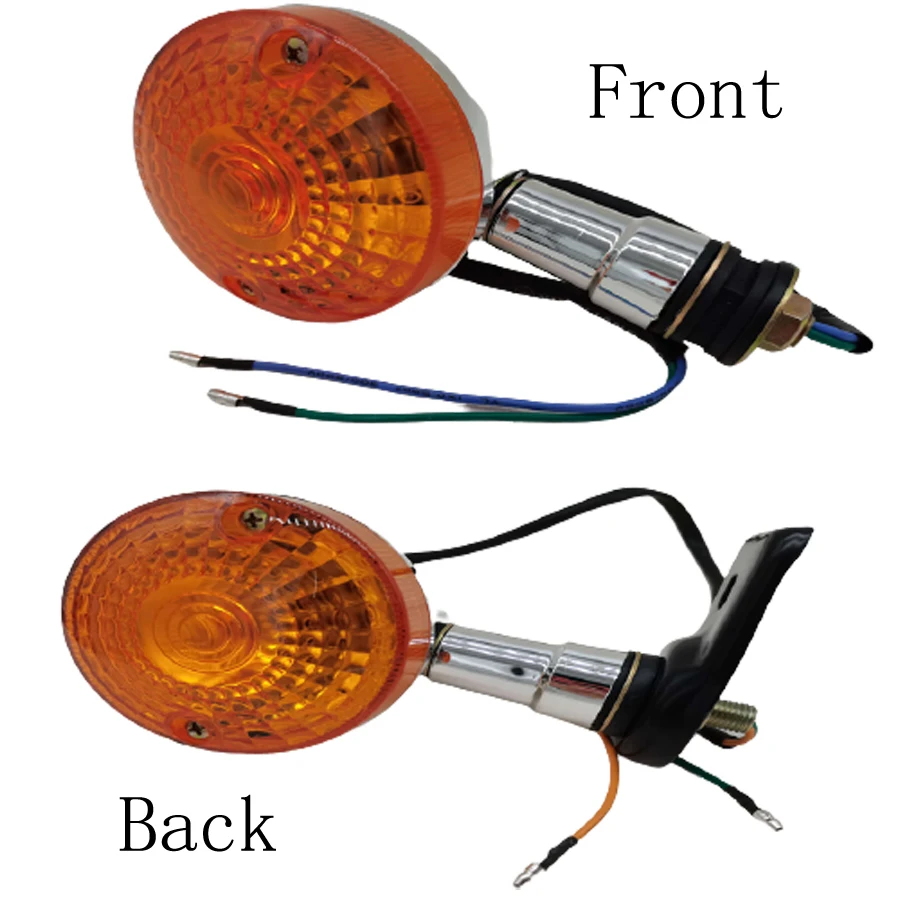 

B123 Motorcycle Front Rear Turn Signal Light For Suzuki GN125 GN250 HJ125-8 Lamp Super Bright Lighting 2 Pcs