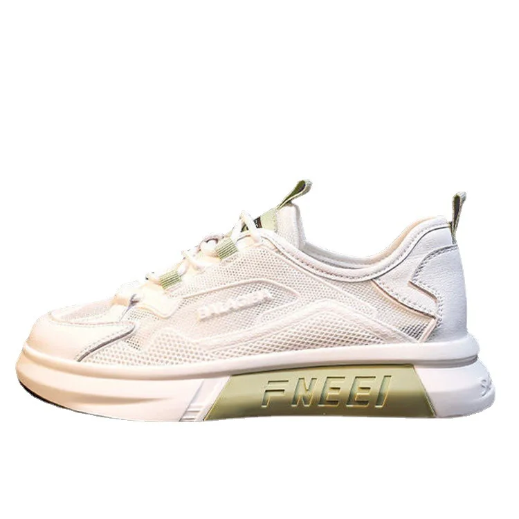 

The new spring and summer white shoe han edition student joker net surface breathable leisure sports sandals