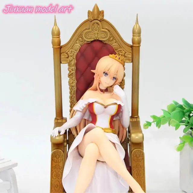 

Japanes Anime Food Wars!Shokugeki no Soma Nakiri erina throne Sitting posture 1/8 PVC Action Figure Anime Figure Model Toys