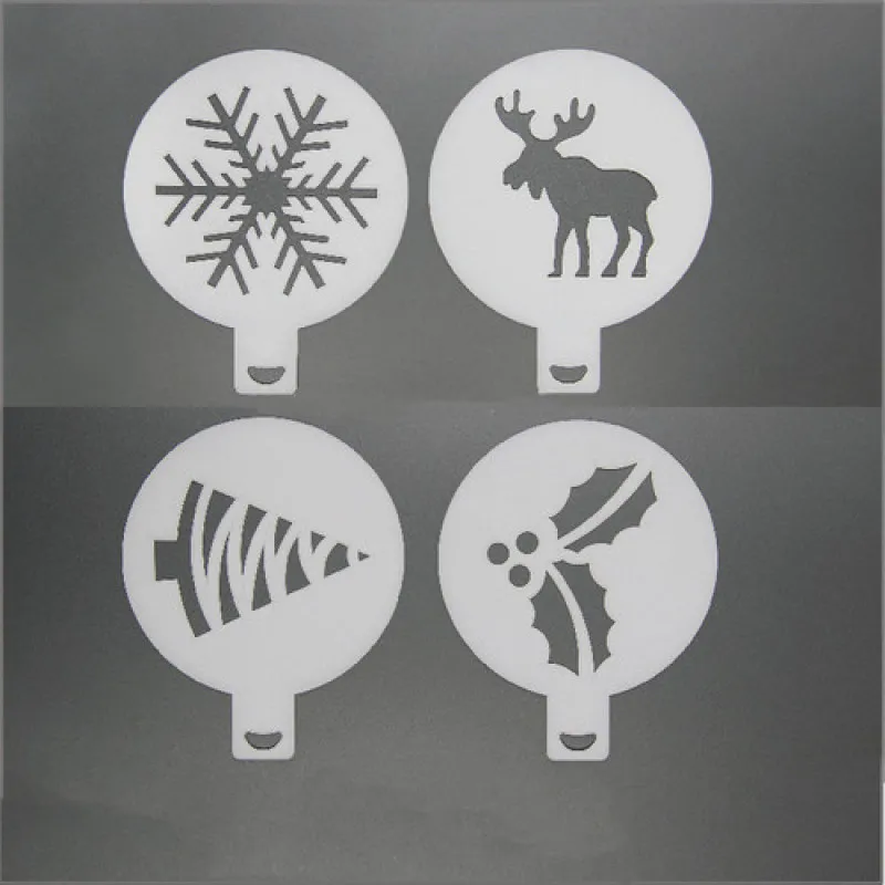 4 pieces of cake print garland template coffee template coffee garland template