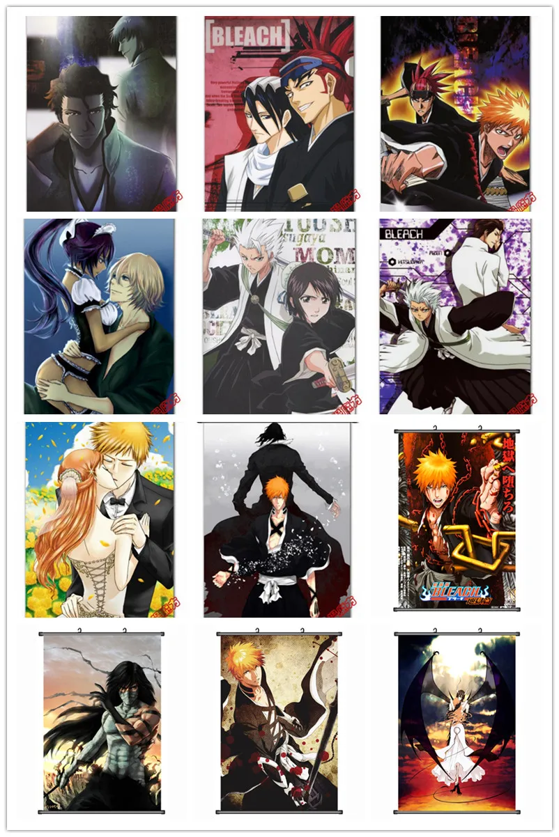 

Coscase аниме Декоративные Фотографии отбеливатель kurosaki Isshin Kurosaki ichigo Kuchiki Ishida Uryuu домашний Декор настенный плакат