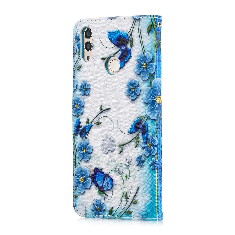 Huawei Honor 8C Leather Case on sFor Funda Cover for Honor8C Covers Fashion Flip Wallet Stand Phone Cases |
