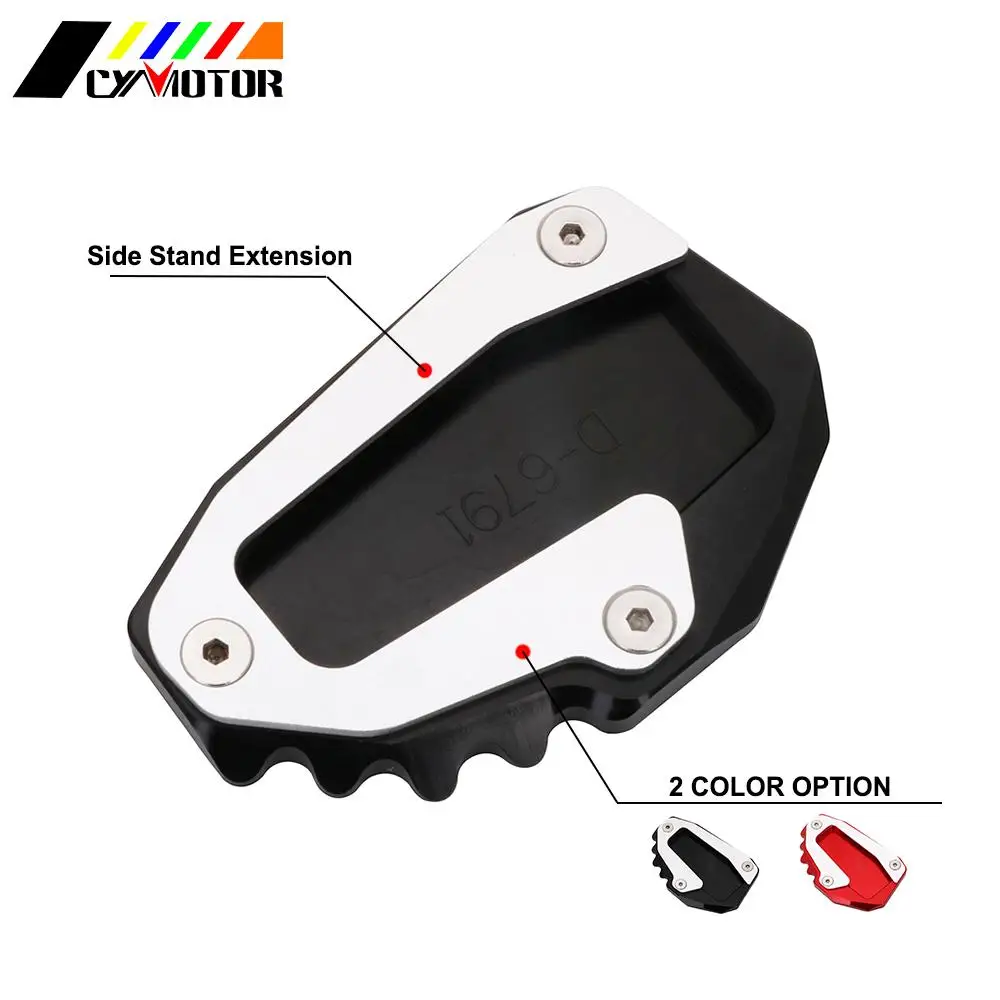 Удлинитель боковой стойки мотоцикла для Ducati Multistrada 950 1100 1200 1200S 2010 2011 2012 2013 2014 DVT 2015