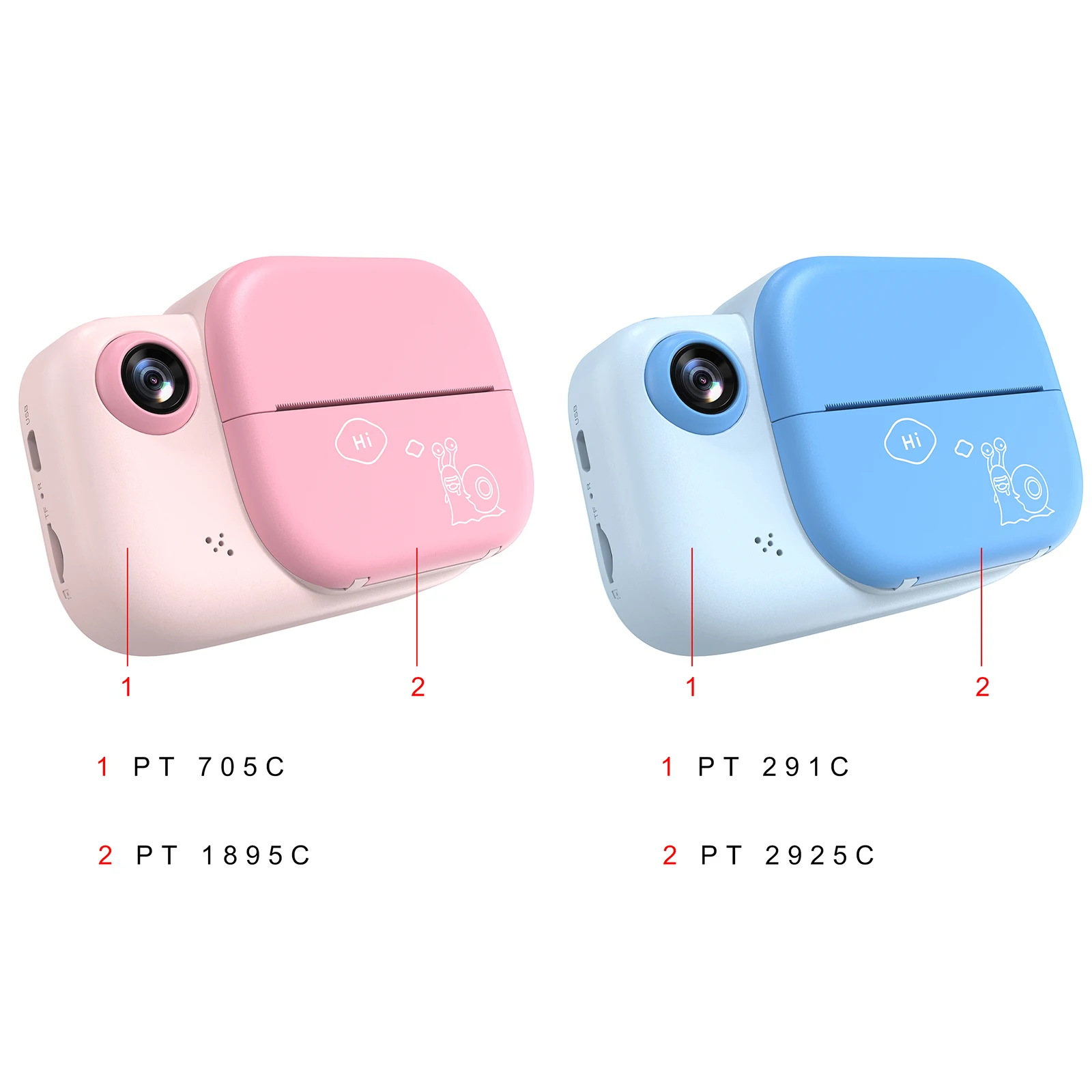 

1080P Kids Instant Camera For Children Camera Digital Camera For Kids Instant Print Camera Christmas Gifts With Print Paper
