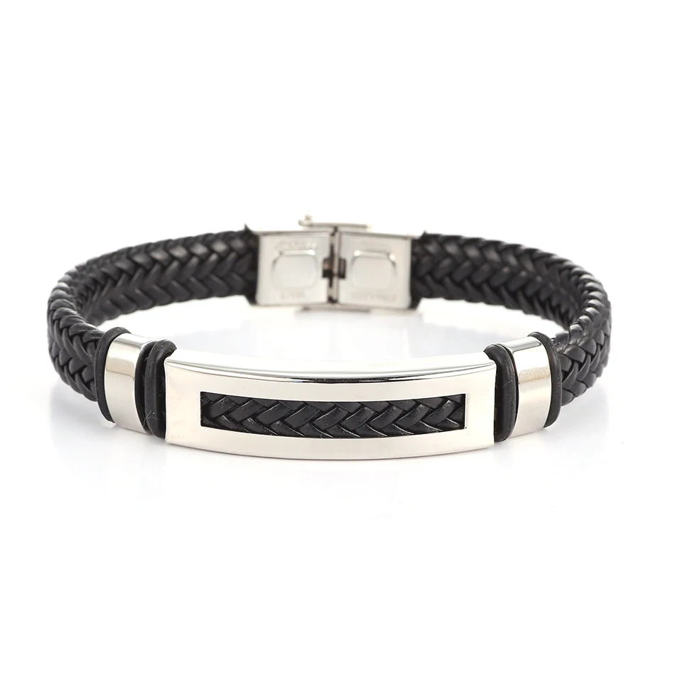 Матч правой Для Мужчин's Кожаные браслеты металлический браслет манжеты для