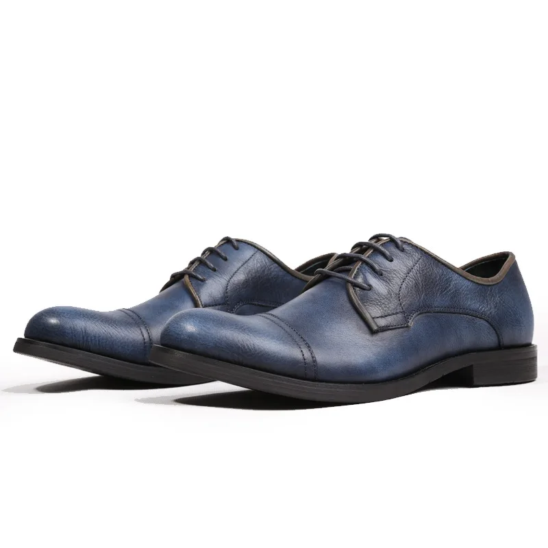 

Лоферы мужские универсальные, дышащие, Повседневная Уличная обувь, Ретро стиль, ручная работа, весна-осень