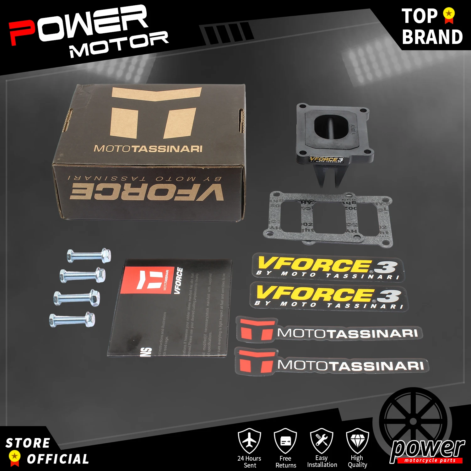 

Мотоциклетная система V-Force с 3 герметичными клапанами, комплект из углеродного волокна для Yamaha YZ125 RM250 1995-2004 V302A