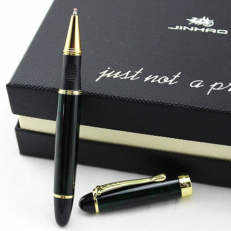 JINHAO x450 матовая шероховатая поверхность Черная Ручка-роллер высокое качество роскошные офисные школьные канцелярские принадлежности материал металлические принадлежности