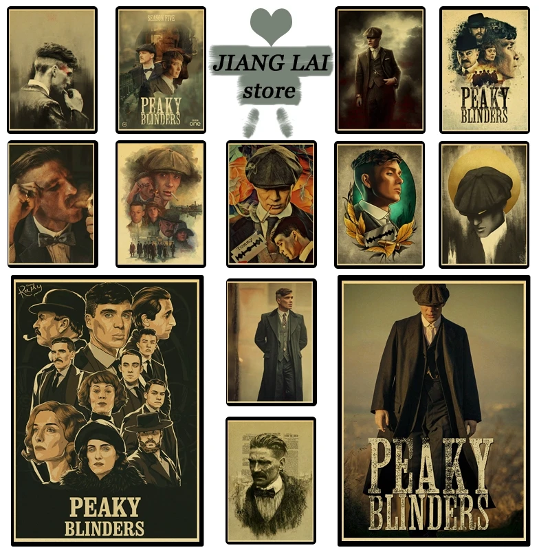 Винтажные постеры Британский высокий балл драма скрипучие блиндеры постер с