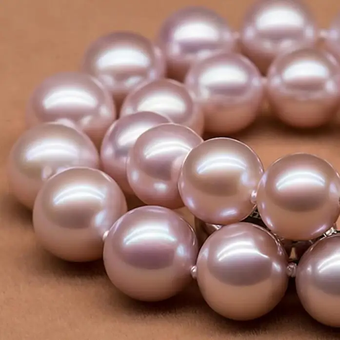 Ювелирные изделия Жемчужное ожерелье 10-11 мм большое легкое натуральное