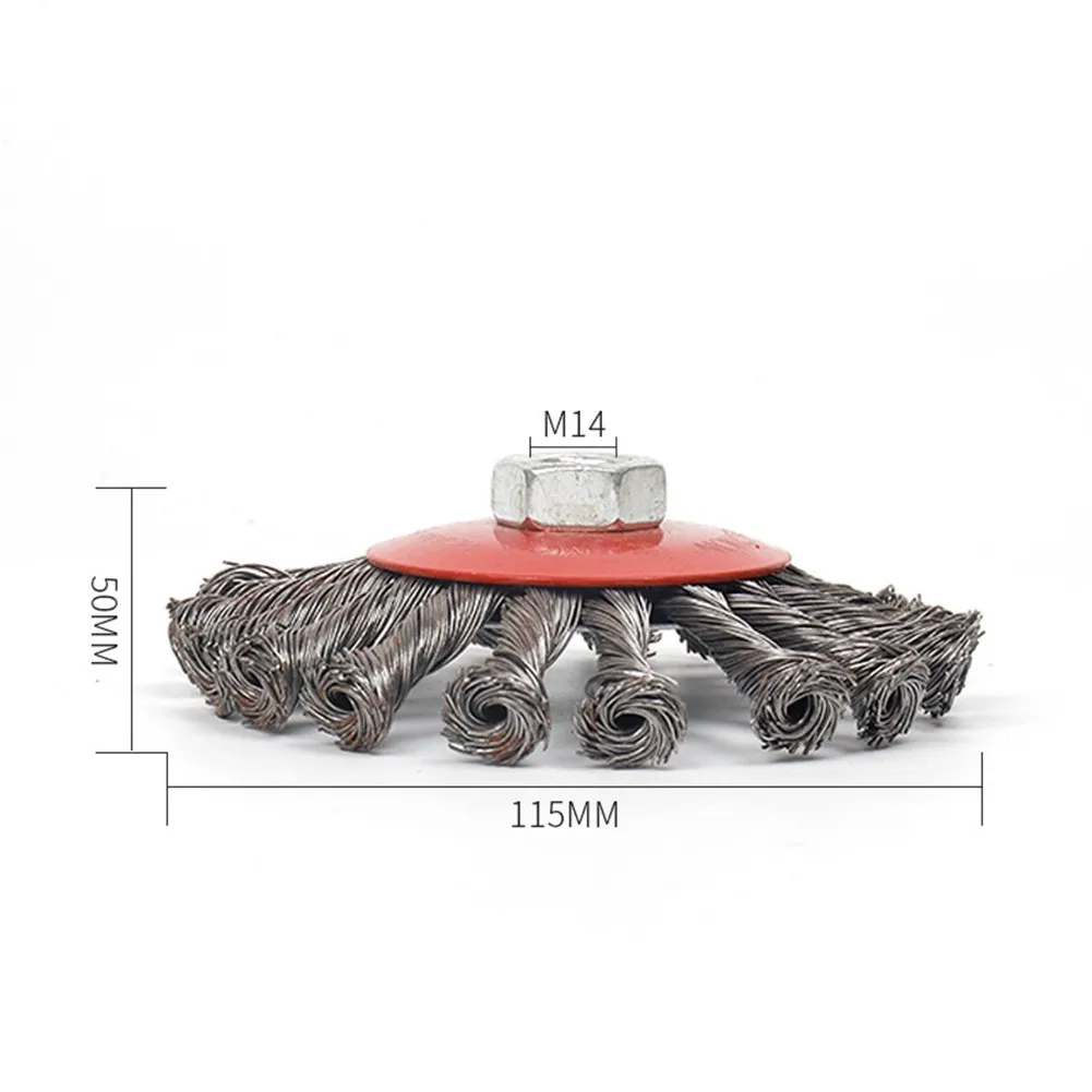 

Newest Wire Brush Grinder Steel 100mm/115mm/125mm 6 Steel Wire Brushes