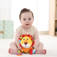 7 styles baby toys rattles 0 12 months appease ring bell soft plush educational toddler toys kids infant dollpuppetcar hanging