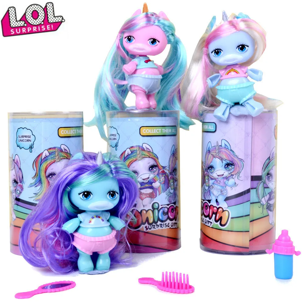 

LOL Surprise Doll MGA Poopsie Slime Surprise Silicone Unicorn Rainbow LOLS Doll Figure Action Toys for Children Girl Gifts Toys