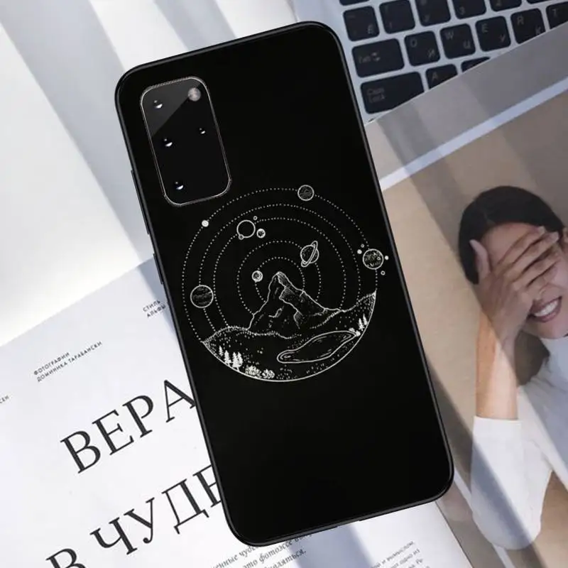 

Line Art Face Abstract Pattern Phone Case For Samsung A40 A31 A50 A51 A71 A20E A20S S8 S9 S10 S20 Plus note 20 ultra