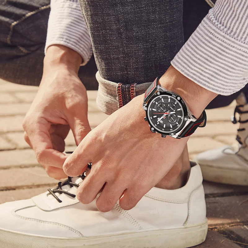 Мужские наручные часы MINI FOCUS мужские водонепроницаемые роскошные брендовые