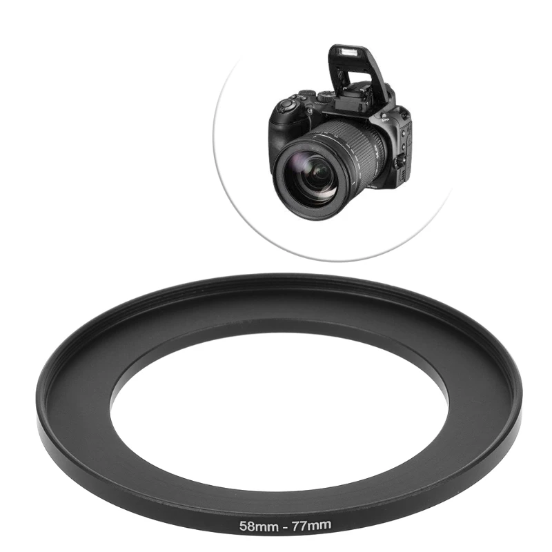 58mm To 77mm Metal Step Up Rings Lens Adapter Filter Camera Tool Accessories New | Электроника