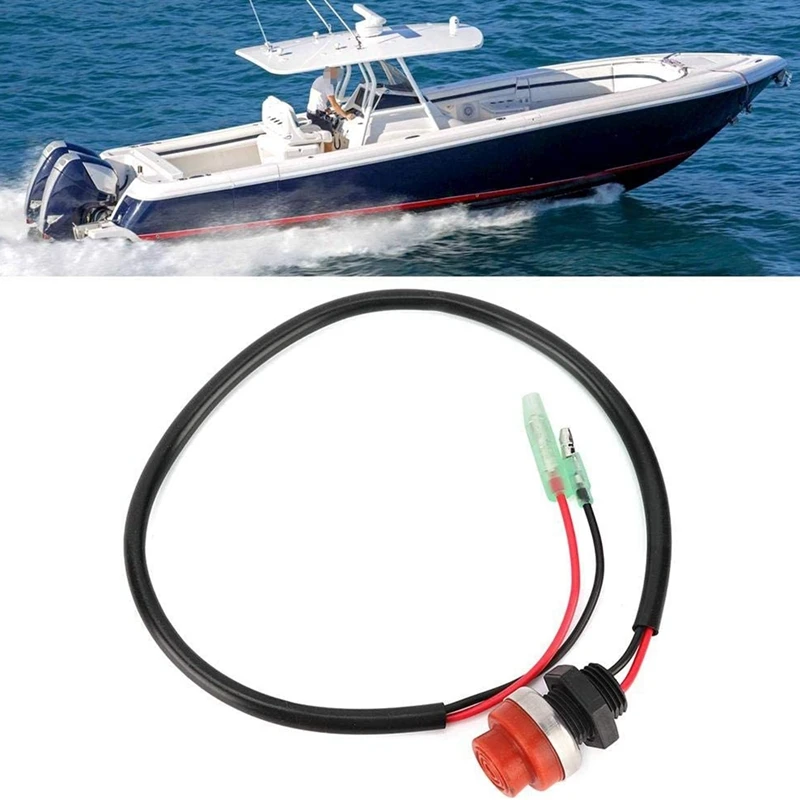 

Universal Boat Outboard Engine Motor Start Kill Switch Keyless Push Button , Applicable to All for Yamaha Ships