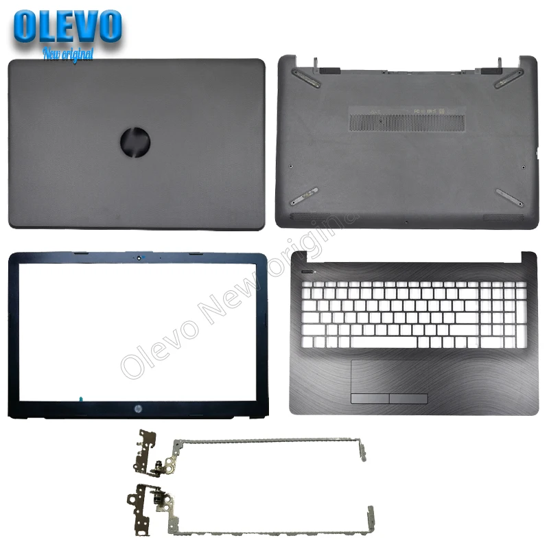 

Laptop LCD Back Cover/Front bezel/LCD Hinges/Palmrest/Bottom Case For HP 15-BS 15T-BS 15-BW 15Z-BW 250 G6 255 G6 929893-001 Gray
