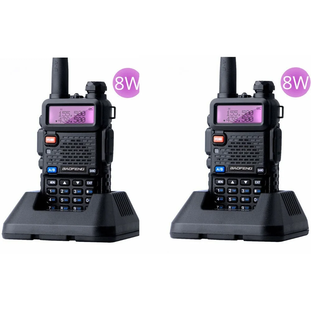 

Рация Двухдиапазонная VHF/UHF, FM, приемопередатчик, 2x телефон, 8 Вт