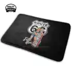 Заправочная Станция Route 66, наполнитель ее, мягкие интересные товары для комнаты, ковер, психолоobilly Oldies Elvis Presley Jonny наличные