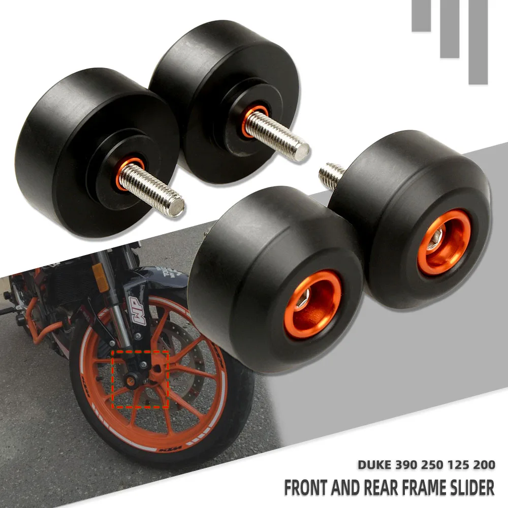 CNC Передняя Задняя вилка колесо ползунок защита от ударов колодки колесные для