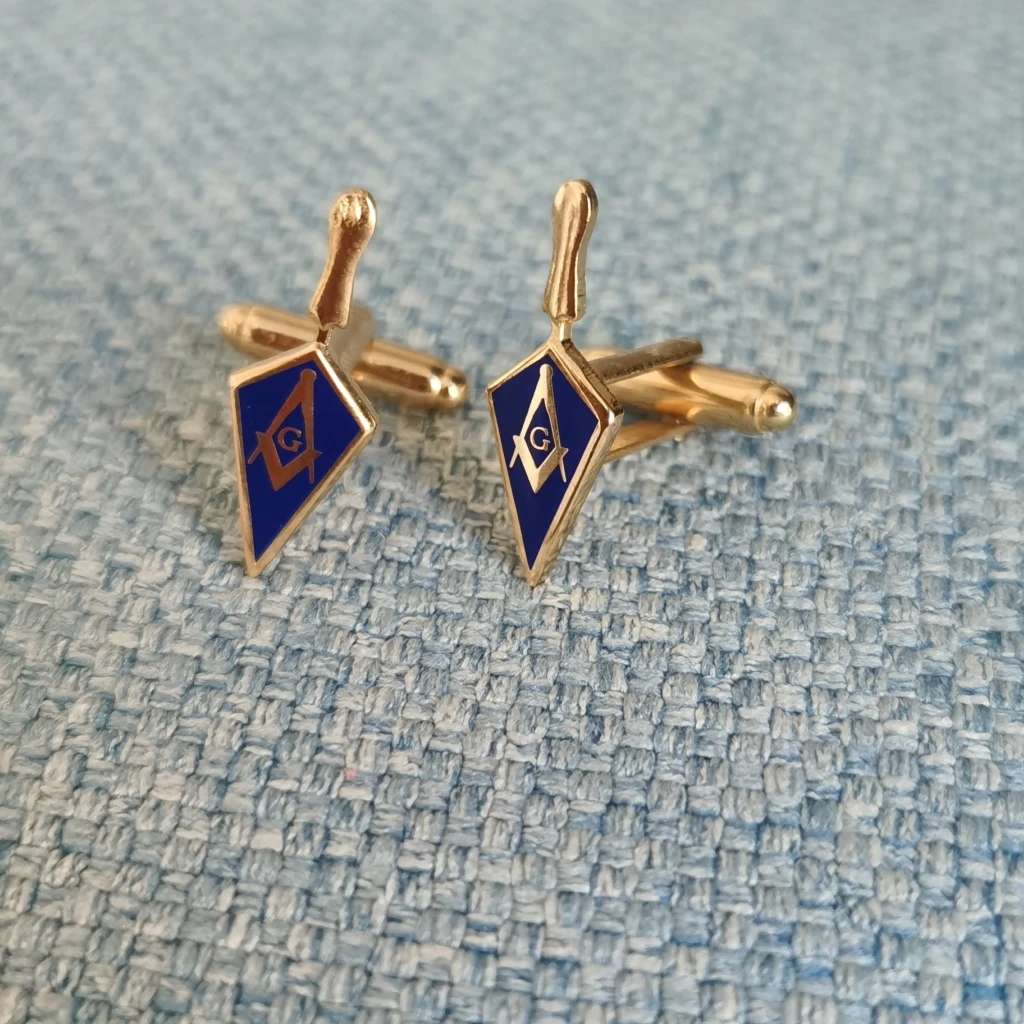 1 пара Масонские Запонки с квадратным компасом | Дом и сад