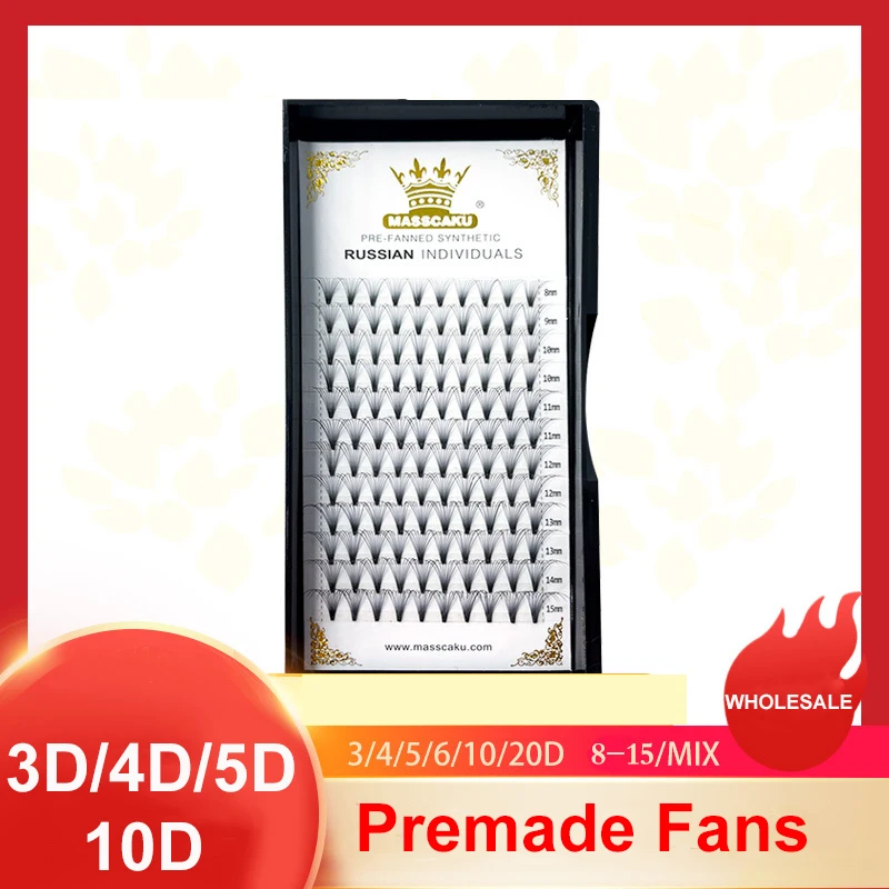Готовые объемные вееры для наращивания ресниц русский объем ресницы с коротким