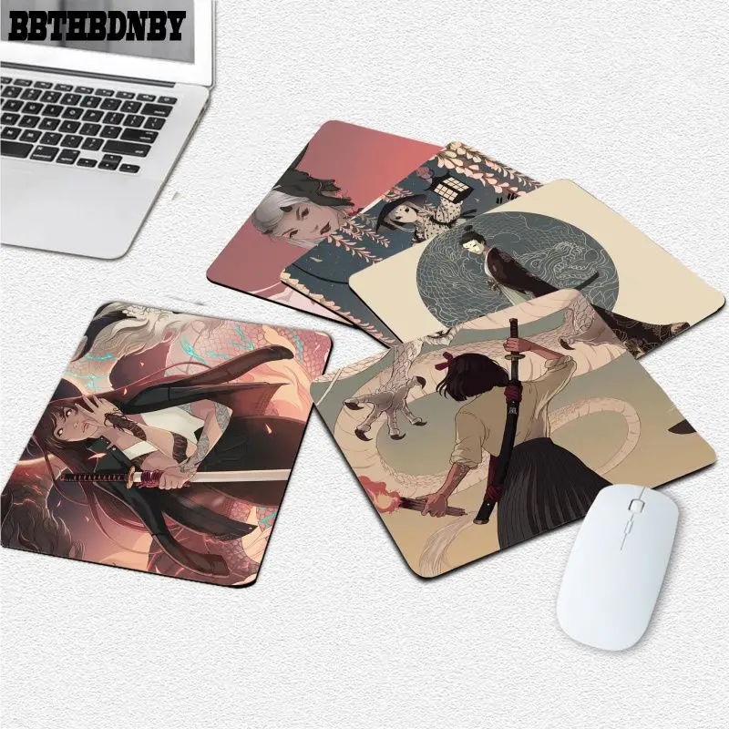 

BBTHBDNBY New Designs Mona fiden Painting Rubber Mouse Durable Desktop Mousepad Smooth Writing Pad Desktops Mate gaming